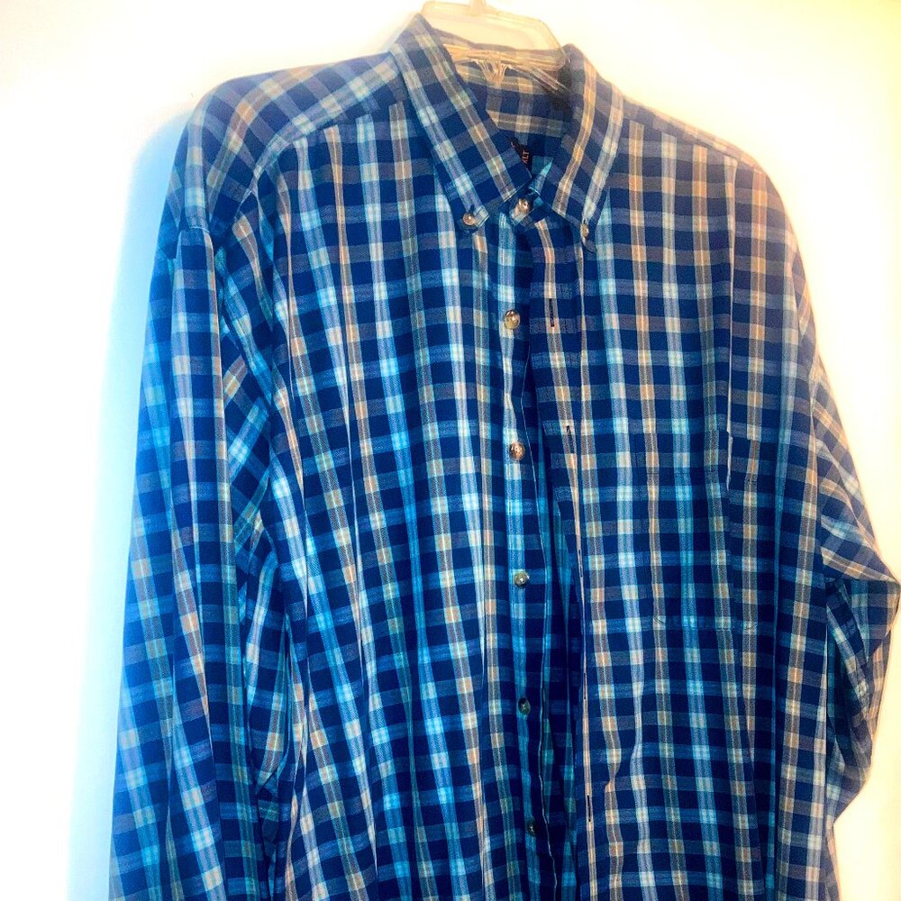 Copper Canyon Plaid Button-Up Shirt Size XLT